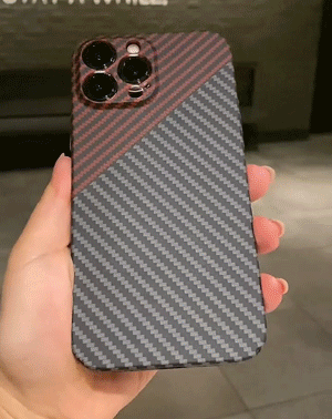 Carbon Fiber Texture Magnetic Wireless Charging iPhone Case